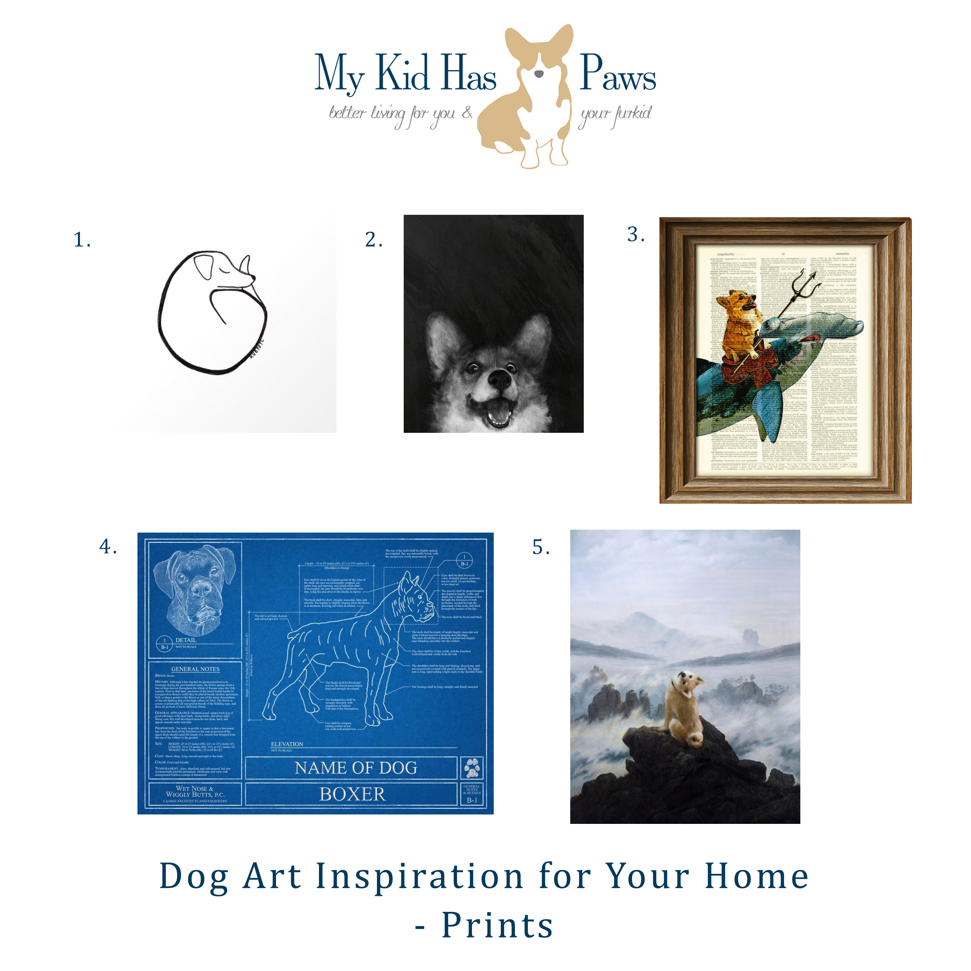 Dog Inspired Art for Your Home